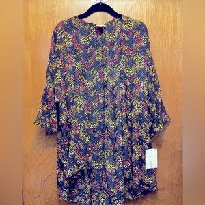 LuLaRoe - Lindsey - L - Purple, Pink, Yellow